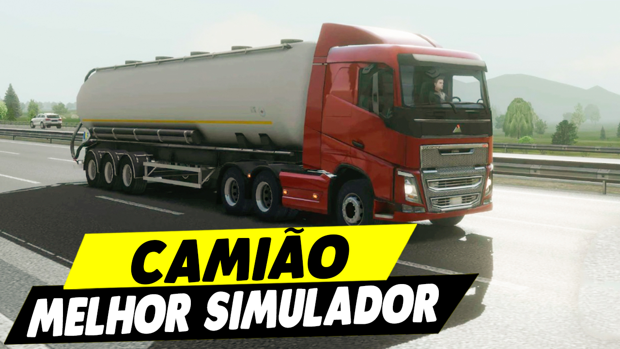 Simulador de condução de caminhão Europa versão móvel andróide iOS