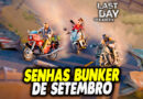 SENHAS BUNKER DE SETEMBRO DE 2024 – Last Day On Earth